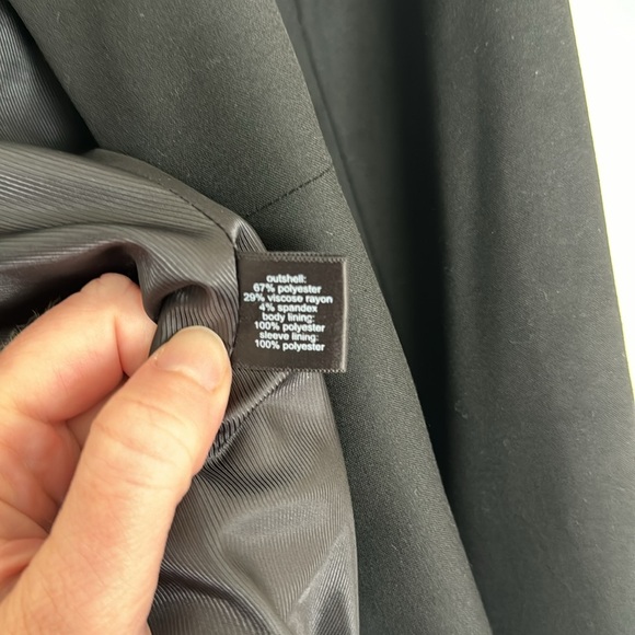 The Limited Black Blazer Jacket Size 2 - Picture 4 of 7